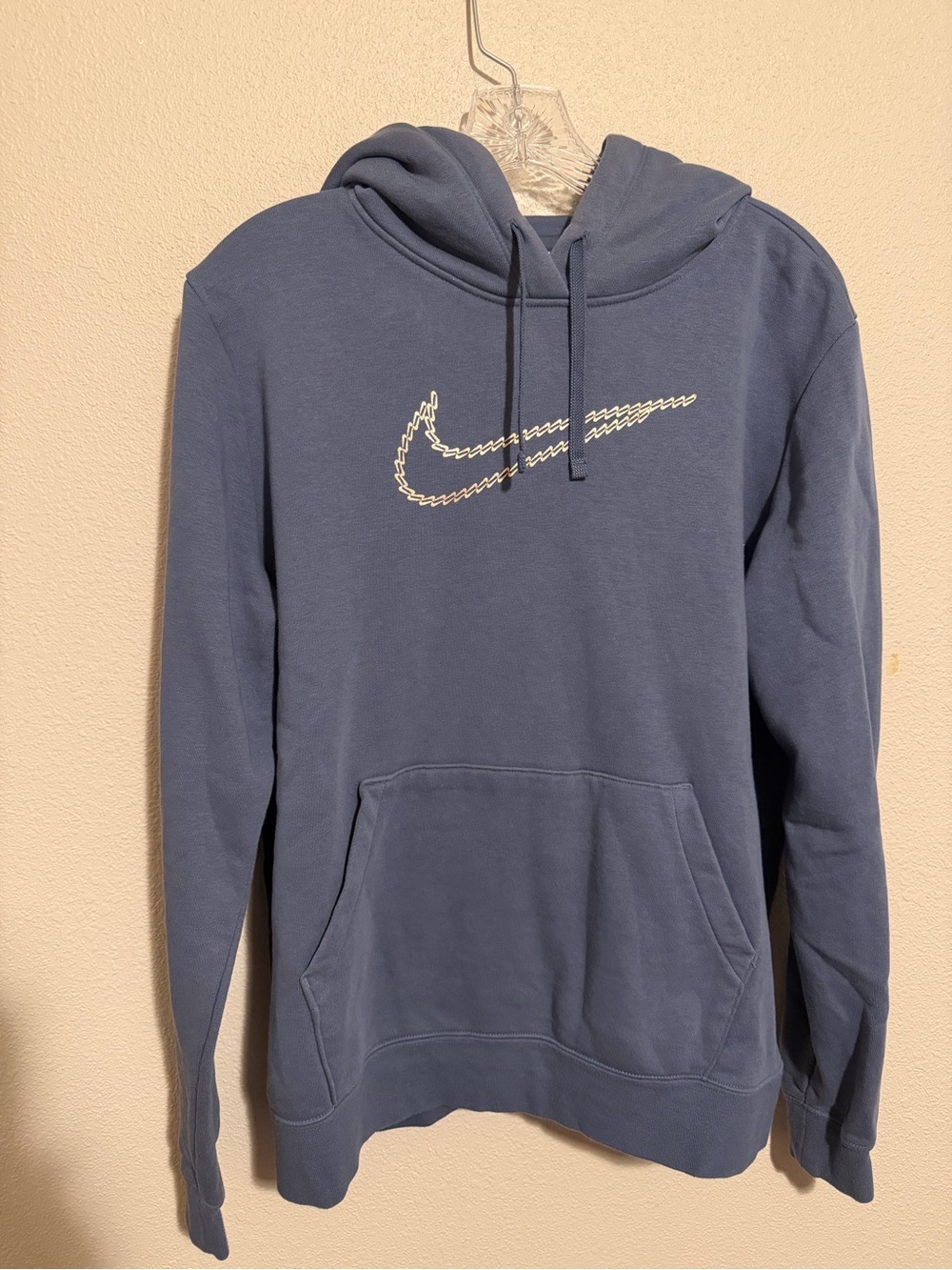 Nike Women’s  Slate Blue Crewneck Hoodie with Swoosh